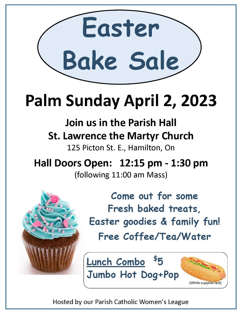 Easter Bake Sale