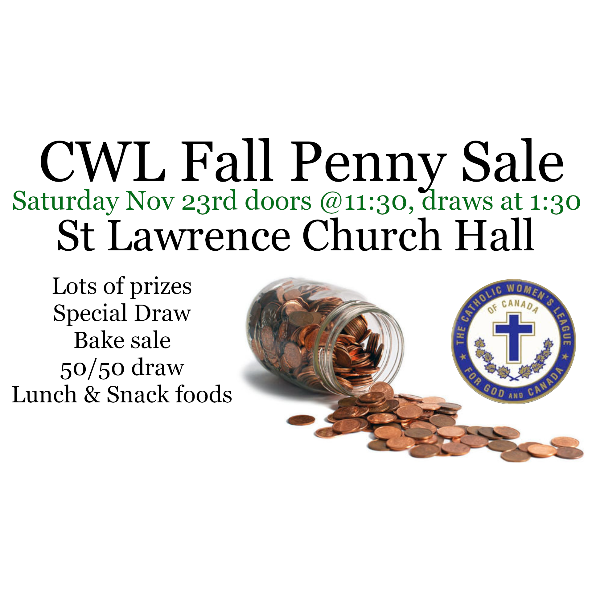 CWL Penny Sale
