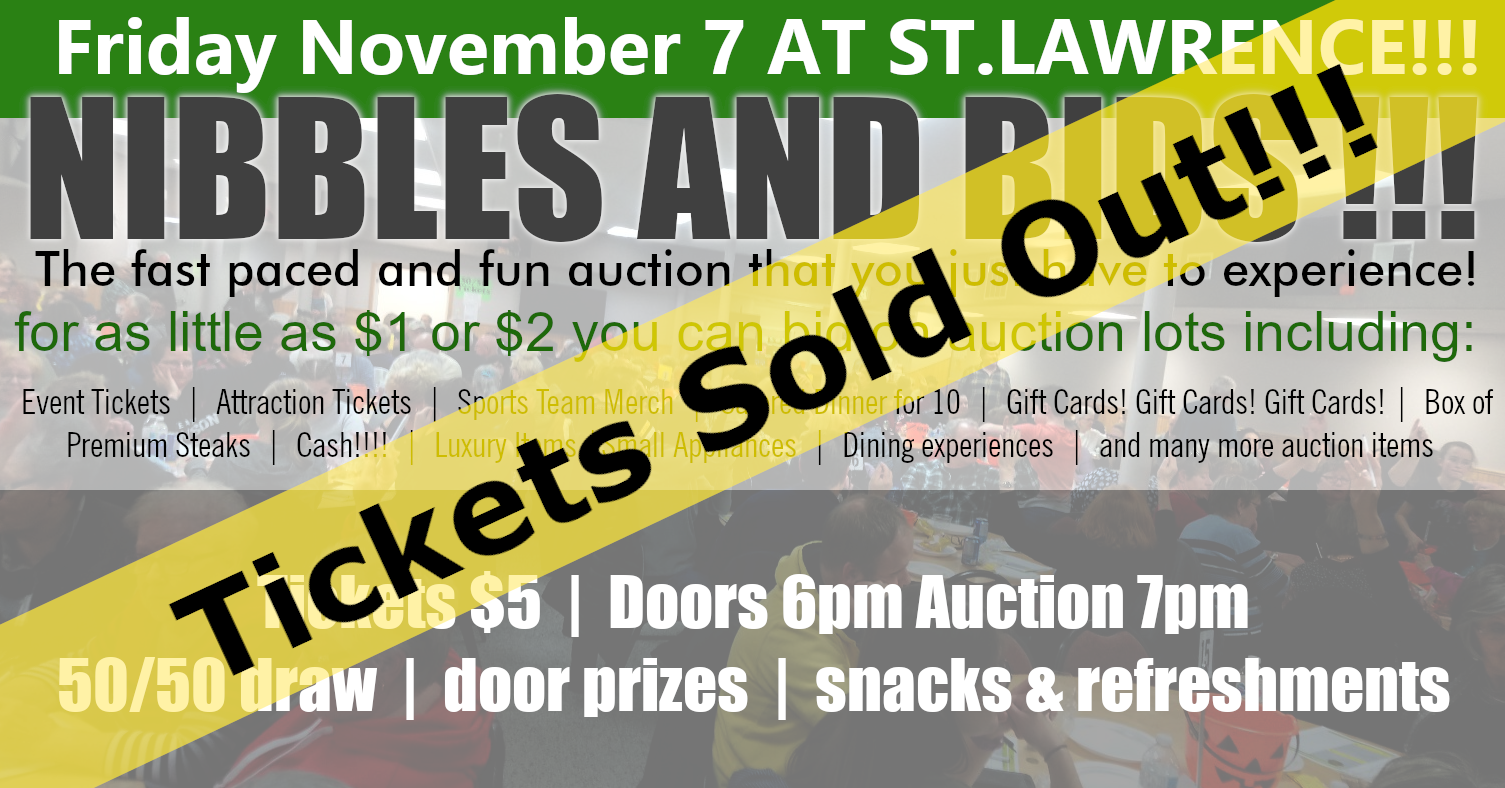 Nibbles & Bids Loonie/Toonie Live Auction