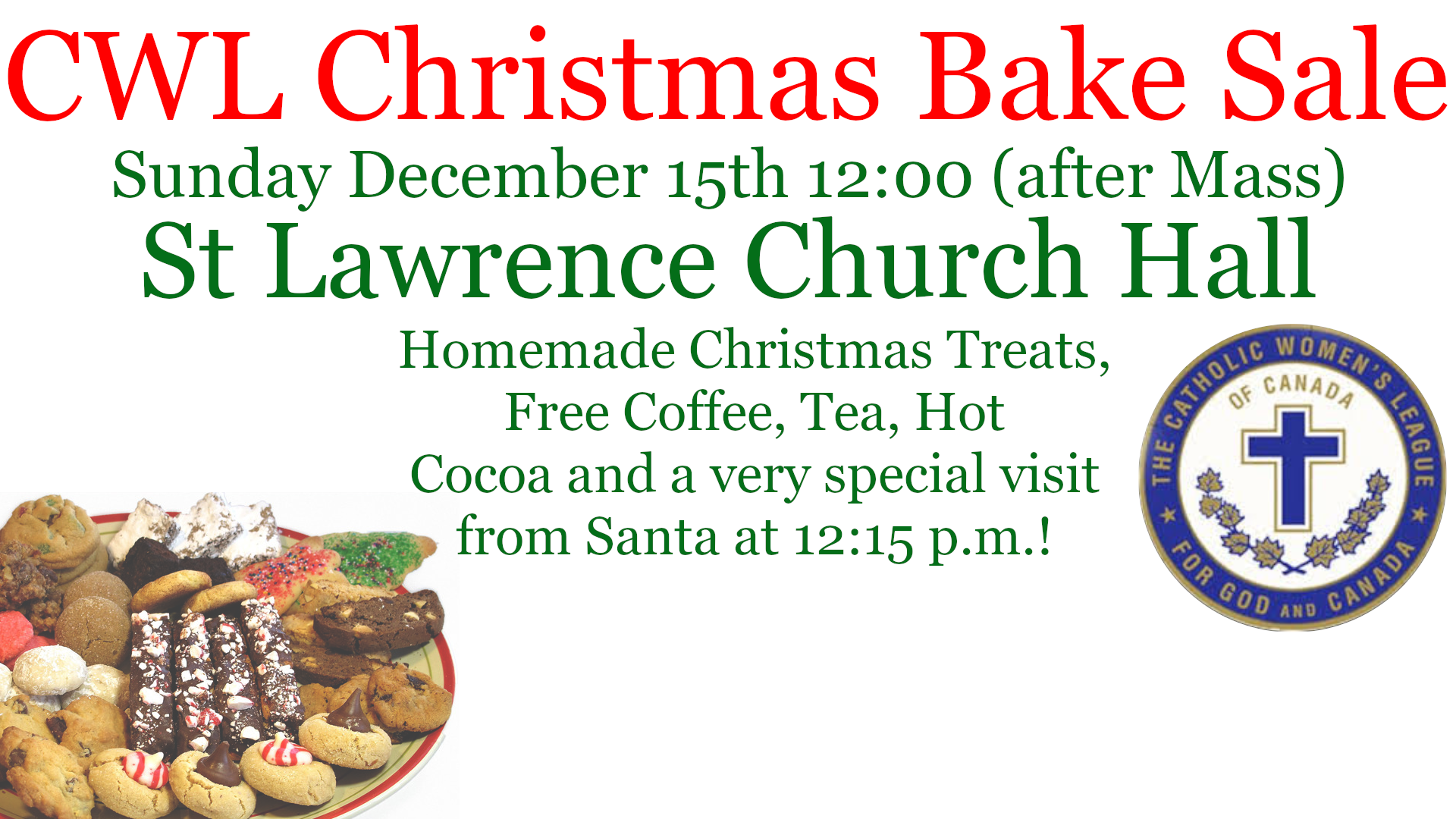 Christmas Bake Sale