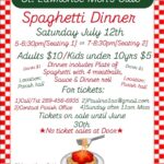 St. Lawrence Men's Club Spaghetti Dinner